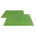 DUE Tappeti rettangolare Nature Mark cm 50 x cm 80 verde in Spugna di Cotone