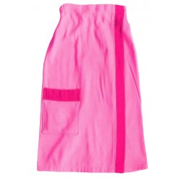 Accappatoio pareo Telo Doccia In spugna Karì Polo cm 75x cm 140 fucsia