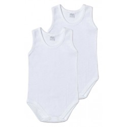 2 body Neonato in caldo cotone invernale Ellepi spalla larga Bianco