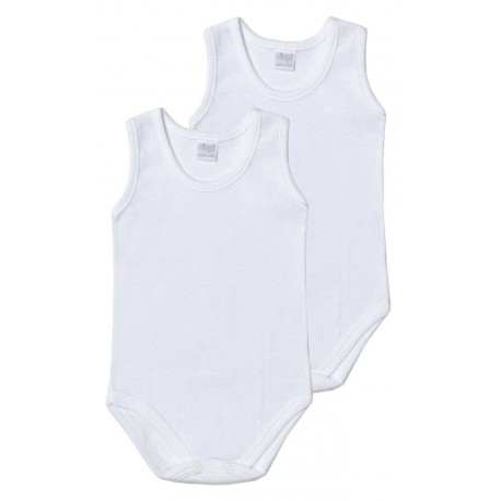 2 body Neonato in caldo cotone invernale Ellepi spalla larga Bianco