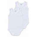 2 body Neonato in caldo cotone invernale Ellepi spalla larga Bianco