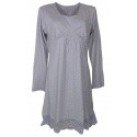 Camicia da notte premaman gestante manica lunga Promise cotone e viscosa N12141