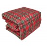 Plaid Scaldariposo trapuntato invernale Laura Blasi 135x170 scozzese tartan