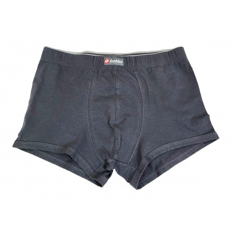 Boxer uomo LOTTO elastico interno in cotone LU1059 Dynamic Antracite