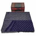 Sciarpa Pashmina Enrico Coveri in morbida viscosa con elegante cofanetto Viola