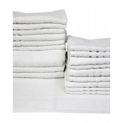 SEI asciugamani Viso in spugna di puro cotone 400 gr Albergo spa fornitura B&B