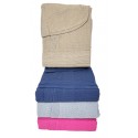 Accappatoio unisex a nido d'ape di puro Cotone Taglie Maxi vari colori