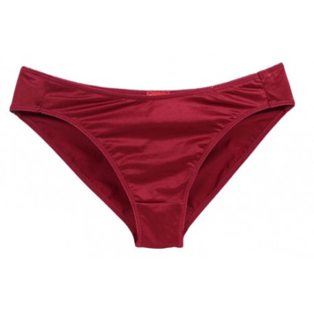 Slip Mutanda donna Triumph Joyfull Sparkle Natale Capodanno rosso bordò