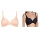  Reggiseno Triumph preformato balconcino amourette spotlight whp nero beige