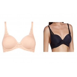 Reggiseno Triumph preformato balconcino amourette spotlight whp nero beige