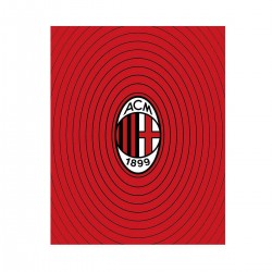 Coperta Plaid in pile singolo Milan F.C. 120 x 150