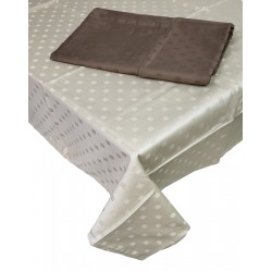  Tovaglia damina per tavolo quadrato in cotone Copritavolo a quadri 180x180