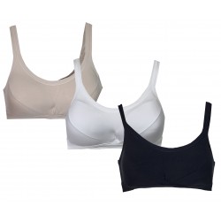 Reggiseno Bralette Brassiere Top Donna coppa preformata in modal Tramonte Cleofe