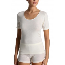 Maglia intima donna Boglietti a mezza manica lana merino e seta 560