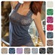 Canottiera top sotto giacca in modal e pizzo a spalla larga Tramonte Mary T798