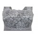 Canottiera top sotto giacca in modal e pizzo a spalla larga Tramonte Mary T798