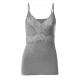  Top Donna Canottiera forma seno sotto giacca in modal e pizzo Tramonte T790