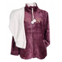 Pigiama Aperto avanti donna CORAL PILE Invernale Irge 151