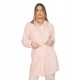  Vestaglia donna Invernale in pile coral bottoni e cintura Admas 57325 rosa verde