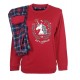  PIGIAMA Family donna uomo bimbo bimba Promise caldo cotone tartan Natale Unicorno