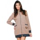 Vestaglia Donna in maglia punto milano con cerniera Invernale Piccoli Segreti