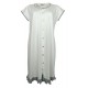 Camicia da notte donna Manuela Aperta Avanti in cotone 5250 panna