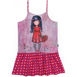 Camicia da notte estiva bretellina Bambina Santoro Gorjuss