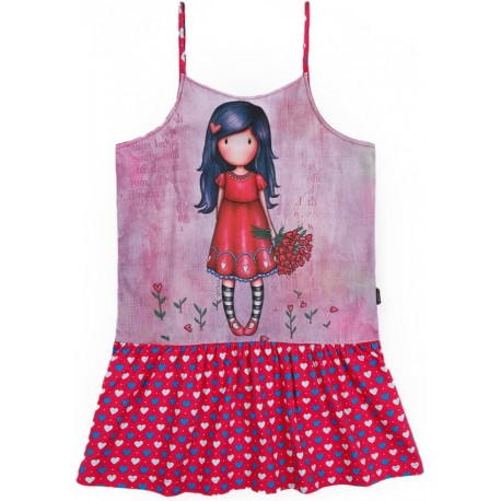 Camicia da notte estiva bretellina Bambina Santoro Gorjuss