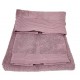 UN asciugamano e UN ospite bagno spugna di cotone fiori cuori rose tinta unita