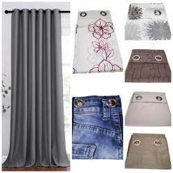 Offerta Pannello con anelli in metallo tende tenda 140x280 140x290 vari modelli