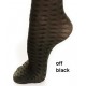 Collant Philippe Matignon calza coprente moda fantasia pizzo ricamato blu nero