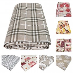 Telo arredo multiuso Granfoulard Copriletto 2 posti cuore fiori Shabby quadri