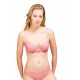 Completino Intimo Donna Reggiseno e Slip Ricamato Gisela Rosa Cipria