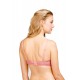 Completino Intimo Donna Reggiseno e Slip Ricamato Gisela Rosa Cipria