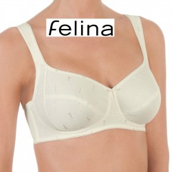 Reggiseno FELINA GRACE 231 senza ferretto coppa sfoderata C e D Avorio