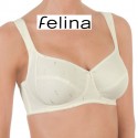 Reggiseno FELINA GRACE 231 senza ferretto coppa sfoderata C e D Avorio