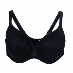Reggiseno Preformato ricamato con ferretto FELINA Sofia 1885 nero coppa E