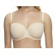 Reggiseno a fascia Corin Virginia coppa preformata e ferretto 25871 beige e nero
