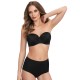 Reggiseno a fascia Corin Virginia coppa preformata e ferretto 25871 beige e nero