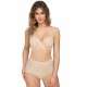 Reggiseno a fascia Corin Virginia coppa preformata e ferretto 25871 beige e nero