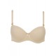 Reggiseno a fascia Corin Virginia coppa preformata e ferretto 25871 beige e nero