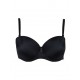 Reggiseno a fascia Corin Virginia coppa preformata e ferretto 25871 beige e nero