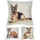 Cuscino Federa arredo Gobelin SENZA imbottitura Chihuahua Boxer Pastore Tedesco