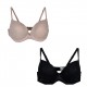 Reggiseno imbottito Push Up con ferretto FELINA Sofia 1885 Nero Beige B - C