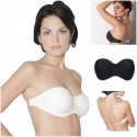 Reggiseno CLARA a fascia senza spalline Nancy schiena nuda con fascia silicone