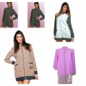 Vestaglia Donna in maglia punto milano con cerniera Invernale Piccoli Segreti