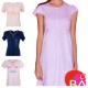 Camicia da notte donna estiva in cotone manica corta Picoli Segreti e Ragno