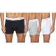 3 Boxer uomo Tripack parigamba Calvin Klein Low Rise Trunks grigio nero bianco