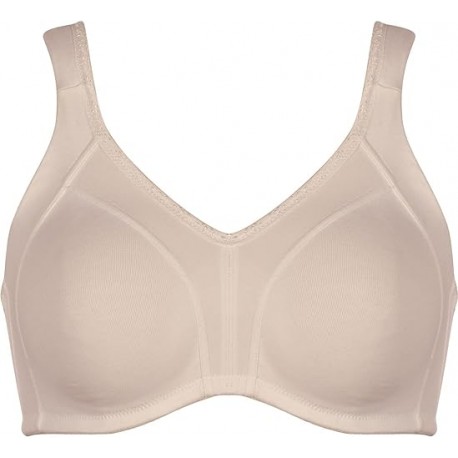 Reggiseno senza ferretto coppa sfoderata in cotone minimizer riducente Naturana