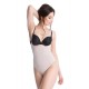 Body modellante Julimex aderente snellente senza cuciture taglio laser 219 beige
